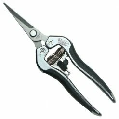 BARNEL USA 7-1/2 in. Ergonomic Curved-Blade Needlenose Pruning Shears