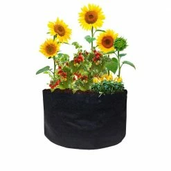 Viagrow 45 Gal. Plastic Mini Raised Garden Bed with Handles (2-Pack)