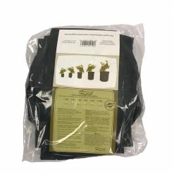 Viagrow 7 Gal. Breathable Fabric Root Aeration Pot with Handles (5-Pack) -VAN ZYVERDEN shop black viagrow grow bags v7gapot 5 4f 1000