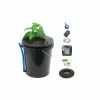 Viagrow Black Bucket Deep Water Culture Hydroponic System -VAN ZYVERDEN shop black viagrow hydroponic systems v1dwc 64 1000