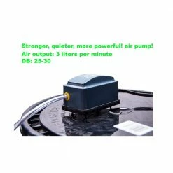 Viagrow Hydroponic Deep Water Culture Vegetative System (4-Site) -VAN ZYVERDEN shop black viagrow hydroponic systems v4dwcv 1d 1000