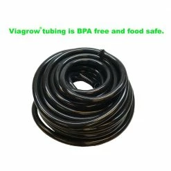 Viagrow 100 ft. 30 m, 3/4 in. I.D - 1 in. O.D Vinyl Multi-Purpose BPA Free Food Grade Soft Irrigation Tubing -VAN ZYVERDEN shop black viagrow hydroponic systems v708245 40 1000
