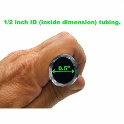 Viagrow 100 ft. 30 m, 1/2 in. I.D-5/8 in. Vinyl Multi-Purpose BPA Free Food Grade Soft Irrigation Tubing -VAN ZYVERDEN shop black viagrow hydroponic systems v708265 40 1000