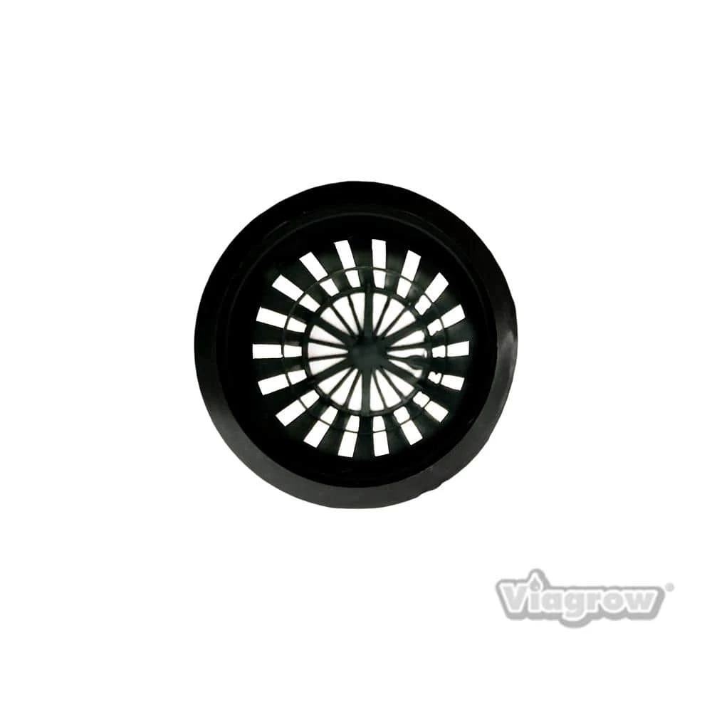 Viagrow 2 in. Black Round Cup with Slotted Black Plastic Mesh Net Pot (50-Pack) 6 Viagrow 2 in. Black Round Cup with Slotted Black Plastic Mesh Net Pot (50-Pack) - Image 4