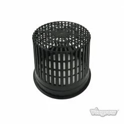 Viagrow 5 in. Black Round Cup with Slotted Black Plastic Mesh Net Pot (25-pack) 10 Viagrow 5 in. Black Round Cup with Slotted Black Plastic Mesh Net Pot (25-pack) -VAN ZYVERDEN shop black viagrow net pots v5net 25 40 1000