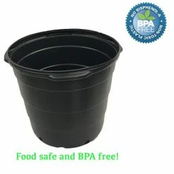 Viagrow 15 Gal. Plastic Round Nursery Trade Pots (5-Pack) 11 Viagrow 15 Gal. Plastic Round Nursery Trade Pots (5-Pack) -VAN ZYVERDEN shop black viagrow net pots vhpp1500 5 40 1000