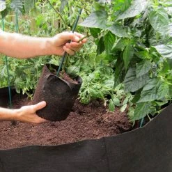 Viagrow 100 Gal. Aeration Raised Bed Planter with Handles -VAN ZYVERDEN shop black viagrow raised planter boxes v100gapot 40 1000