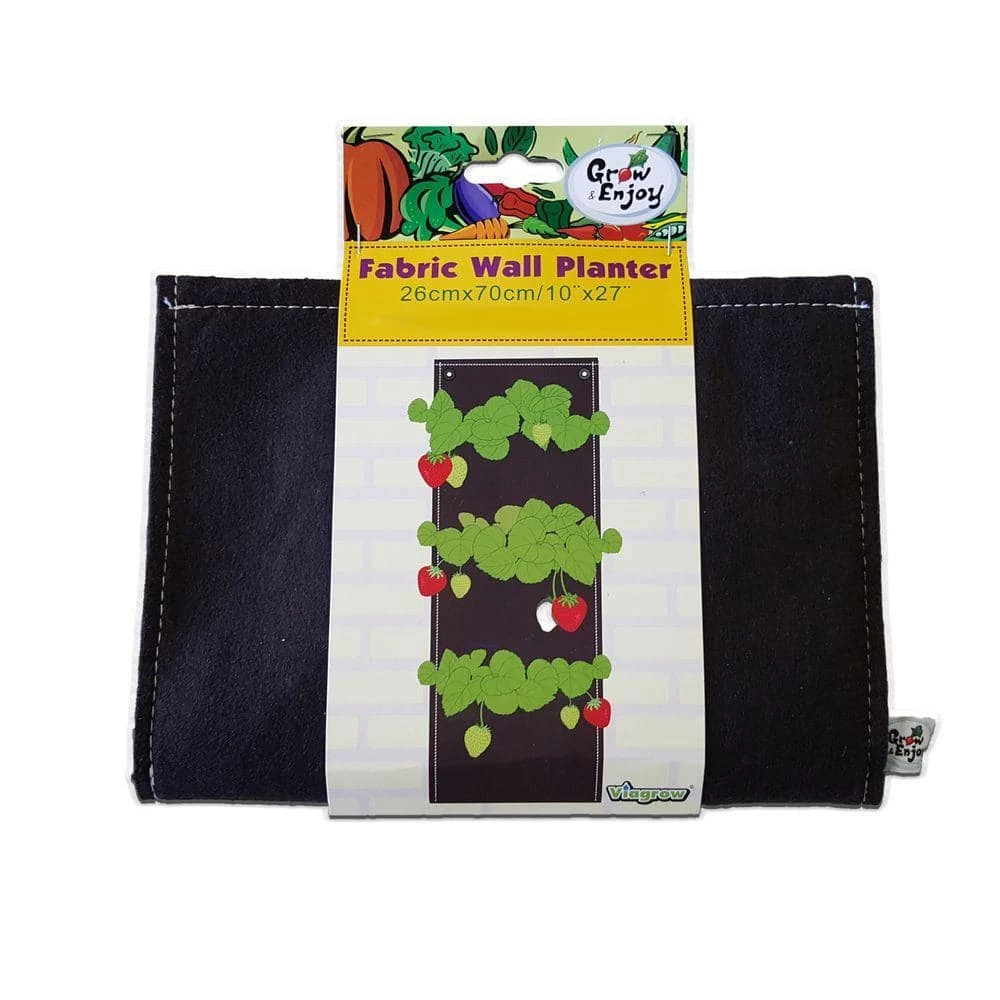 Viagrow 3 Plant Site 10 in. x 27 in. Fabric Vertical Wall Garden (3-Pack) 7 Viagrow 3 Plant Site 10 in. x 27 in. Fabric Vertical Wall Garden (3-Pack) - Image 5