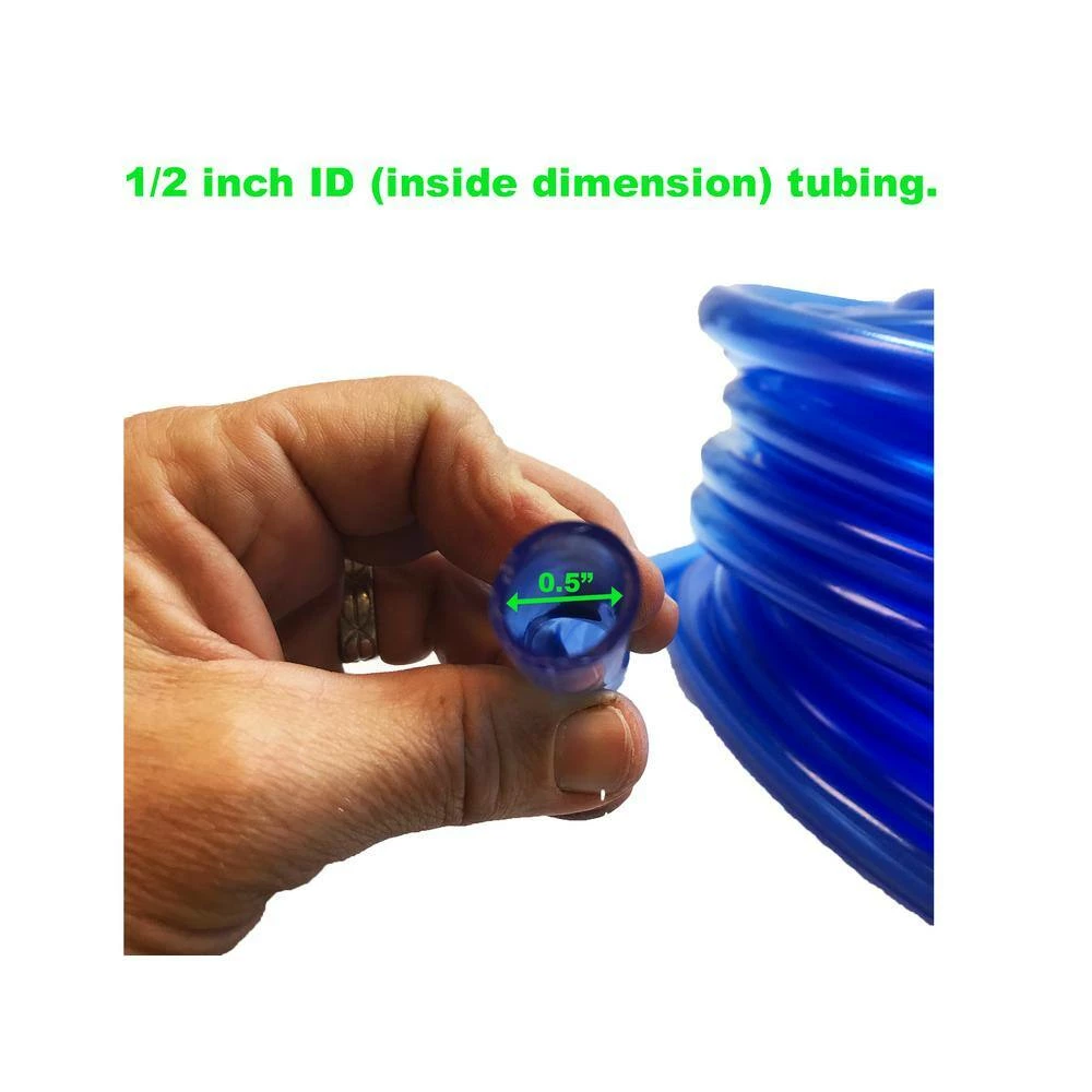 Viagrow 100 ft. 30 m, 1/2 in. I.D-5/8 in. Vinyl Multipurpose BPA Free Food Grade Soft Irrigation Tubing 4 Viagrow 100 ft. 30 m, 1/2 in. I.D-5/8 in. Vinyl Multipurpose BPA Free Food Grade Soft Irrigation Tubing - Image 2