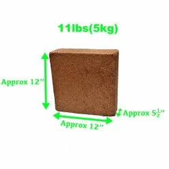 Viagrow 11 lb. (5KG) Coconut Coir Block of Soilless Media 21 Viagrow 11 lb. (5KG) Coconut Coir Block of Soilless Media -VAN ZYVERDEN shop viagrow garden soil vccb5 1f 1000