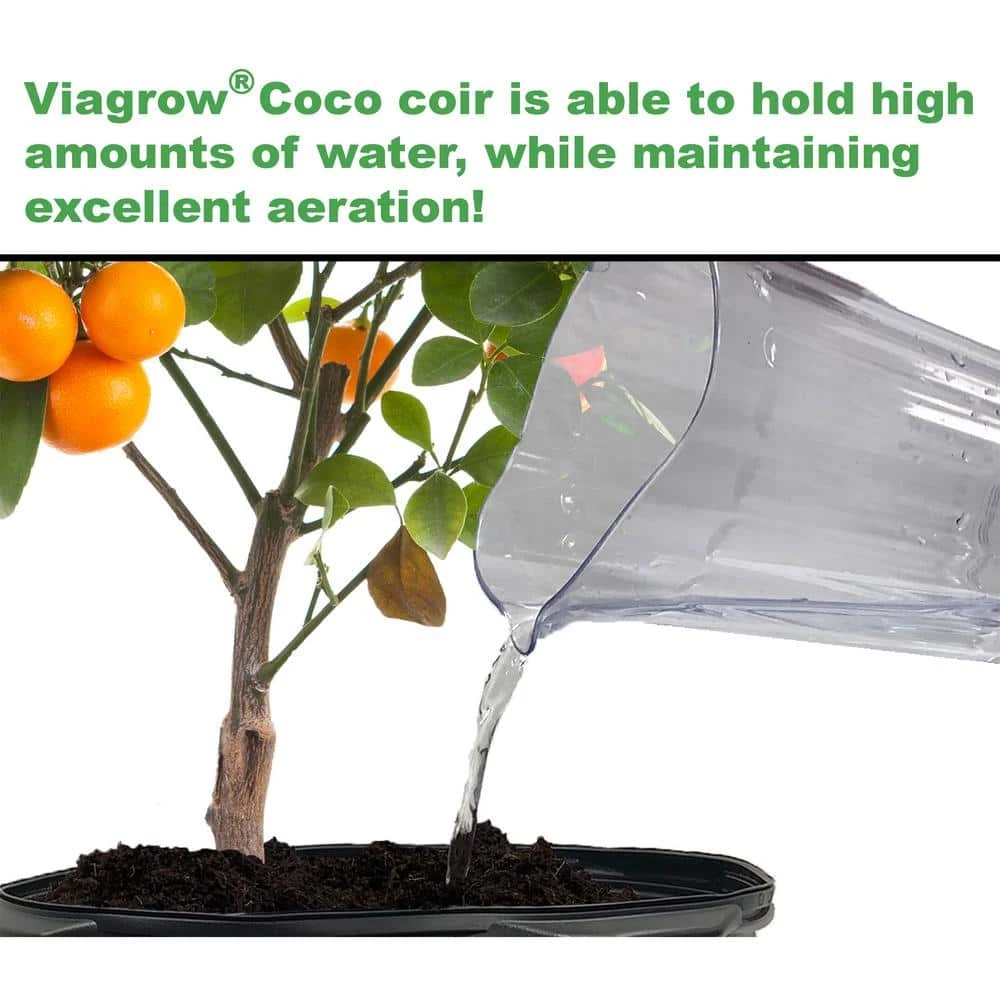 Viagrow 2 cu. ft. Coco Coir Compressed Premium Plant Growing Media 5 kg./11 lbs./72 Qt./18 Gal. 6 Viagrow 2 cu. ft. Coco Coir Compressed Premium Plant Growing Media 5 kg./11 lbs./72 Qt./18 Gal. - Image 4