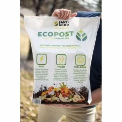Viagrow 2.8 cu. ft. Sakti Agro EcoPost Compost Soil Scent Free Coconut Coir Expanding Block (100 l) -VAN ZYVERDEN shop viagrow grow media sakep5kg 40 1000