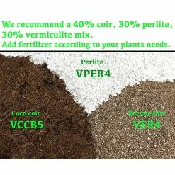 Viagrow 11 lbs. (5 kg) Coconut Coir Block, 100% Organic Coco Coir -VAN ZYVERDEN shop viagrow grow media vcb5 66 1000