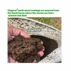 Viagrow 11 lb. (5KG) Coconut Coir Block & 1LB earth worm castings, Coco Coir and earth worm castings, (expands up to 18 gallons) -VAN ZYVERDEN shop viagrow grow media vccb5 vewc1 66 1000