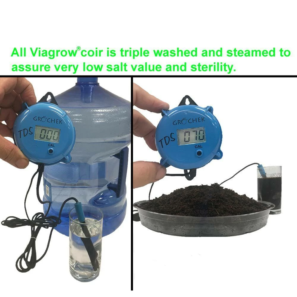 Viagrow Coconut Coir Block of Soilless Media with Micro Charge Makes Approx 18 Gal./2.4 cf/68 l 7 Viagrow Coconut Coir Block of Soilless Media with Micro Charge Makes Approx 18 Gal./2.4 cf/68 l - Image 5