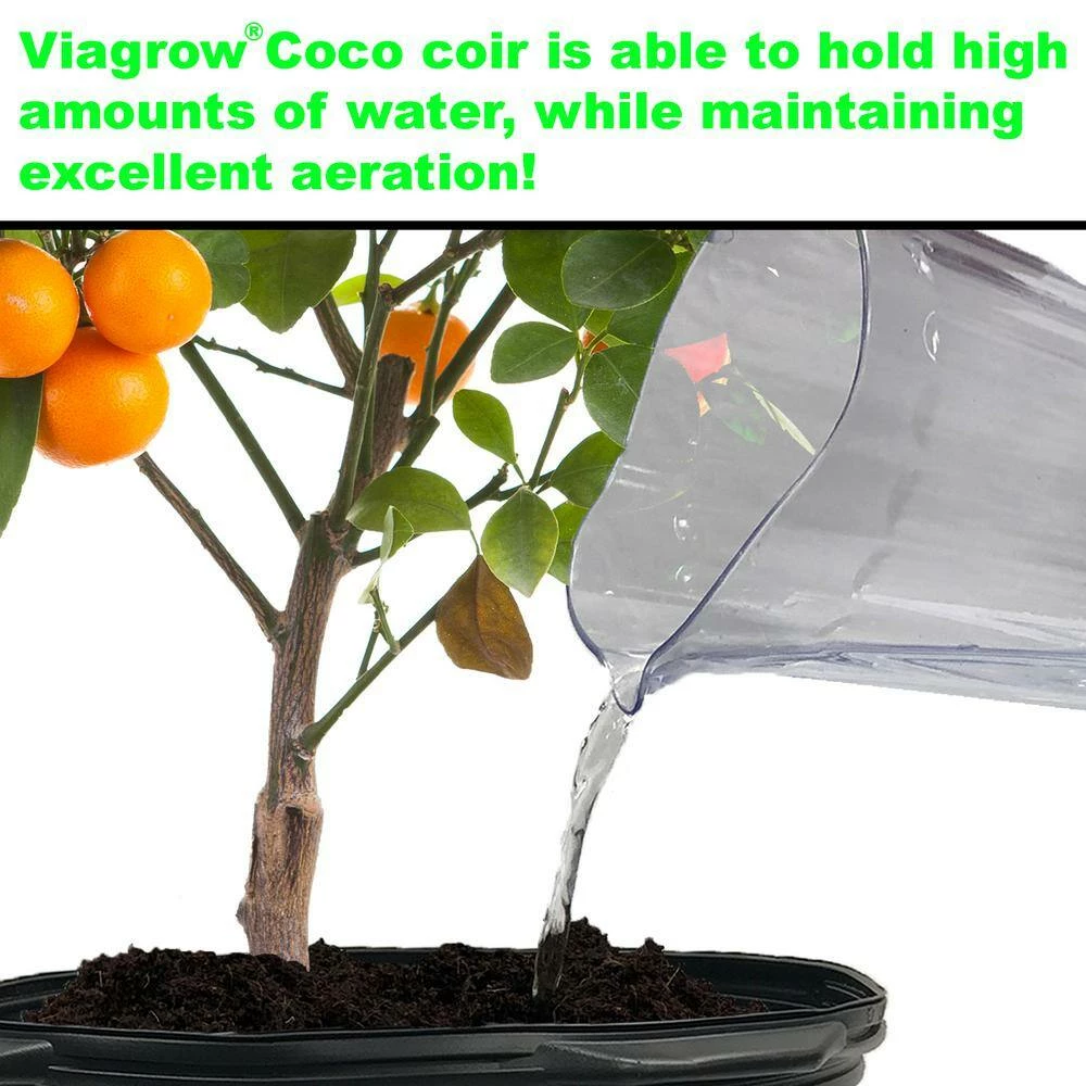Viagrow Coconut Coir Block of Soilless Media with Micro Charge Makes Approx 18 Gal./2.4 cf/68 l 6 Viagrow Coconut Coir Block of Soilless Media with Micro Charge Makes Approx 18 Gal./2.4 cf/68 l - Image 4