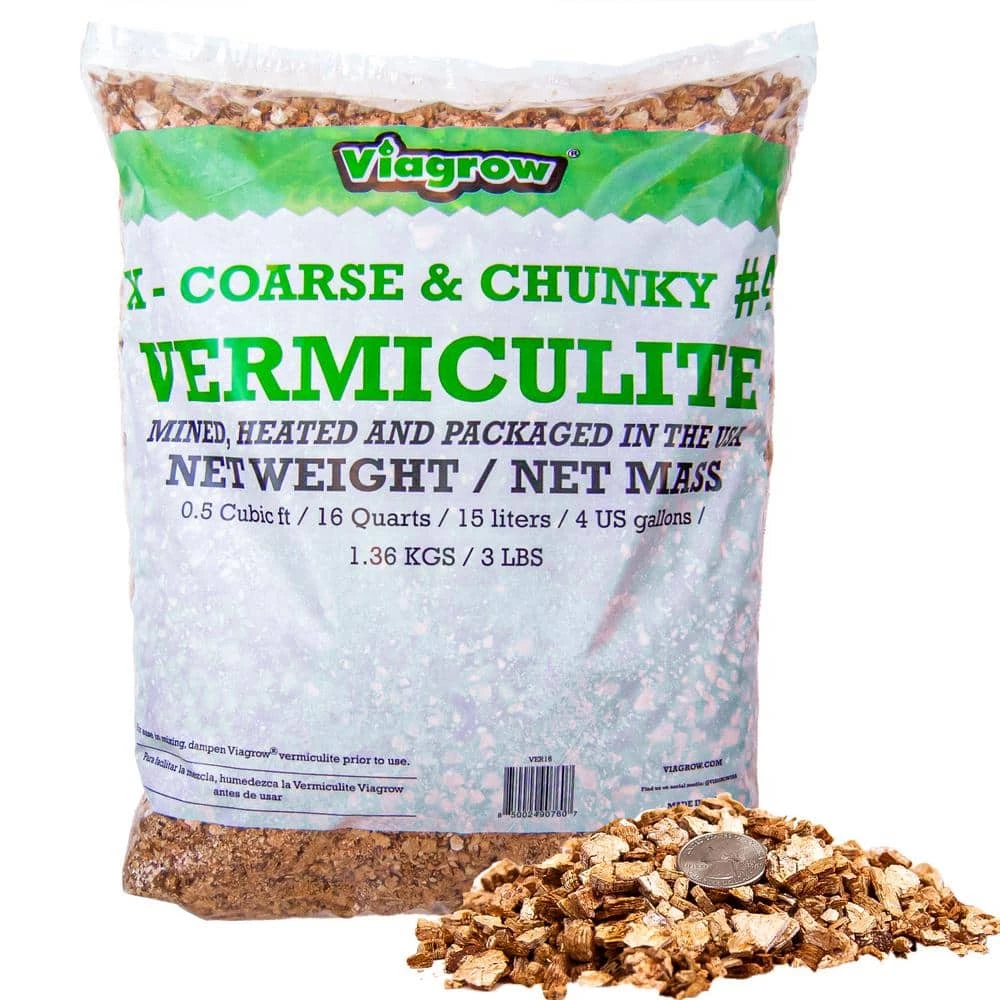 Viagrow Vermiculite, Course and Chunky (16 Qt./4 Gal./.53 CF) (1-Pack) 3 Viagrow Vermiculite, Course and Chunky (16 Qt./4 Gal./.53 CF) (1-Pack)