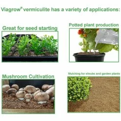 Viagrow Organic 8 cu. ft. 4CF Perlite and Vermiculite Planting Soil Additive Growing Medium 236 Qt./60 US Gal. (2-Pack) -VAN ZYVERDEN shop viagrow grow media verper4 c3 1000