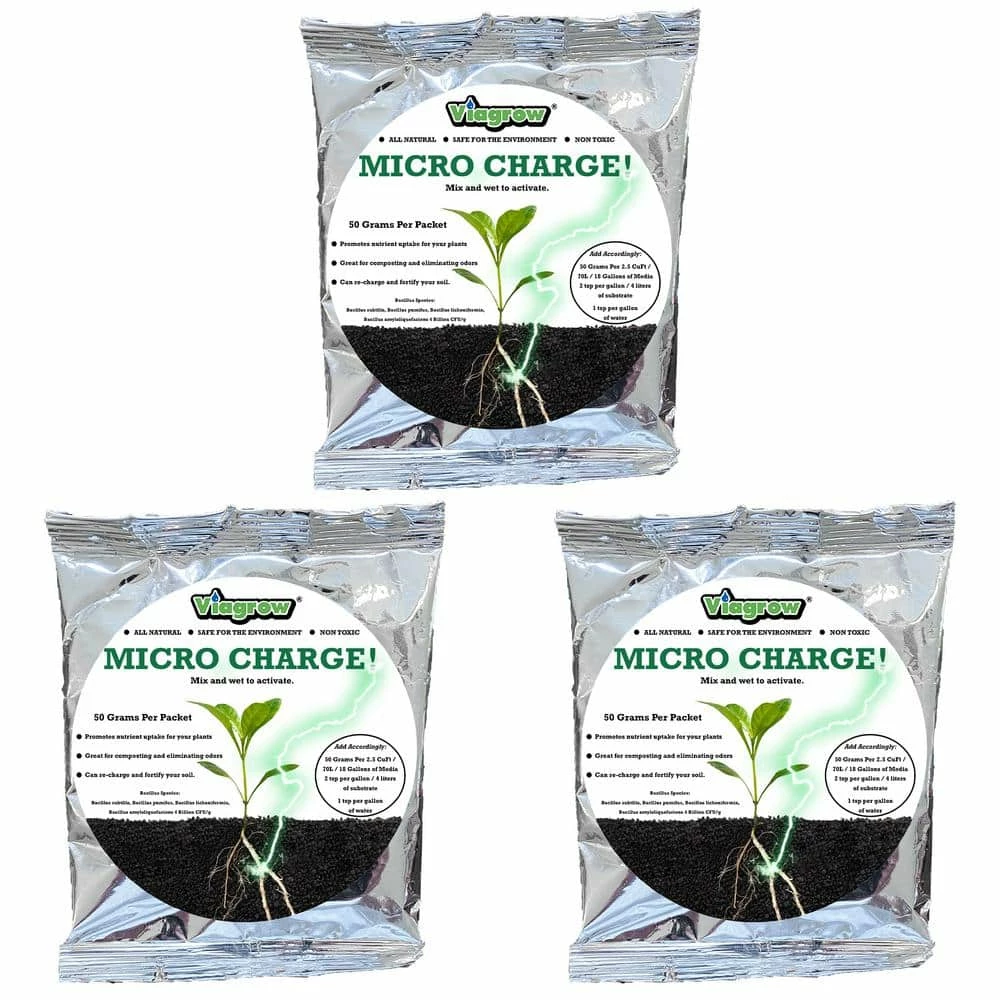 Viagrow 10 oz. Micro Charge/50g Per Pack (3-Pack) 3 Viagrow 10 oz. Micro Charge/50g Per Pack (3-Pack)