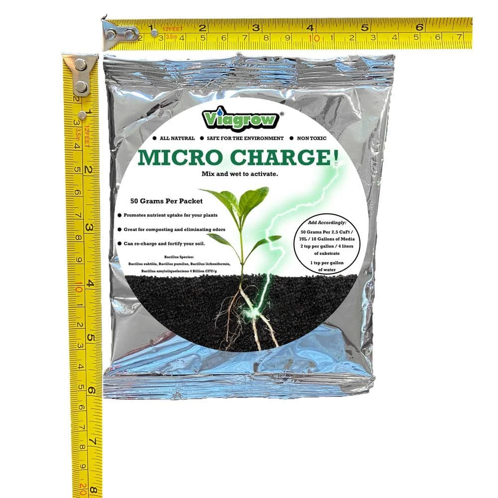Viagrow 10 oz. Micro Charge/50g Per Pack (3-Pack) 4 Viagrow 10 oz. Micro Charge/50g Per Pack (3-Pack) - Image 2