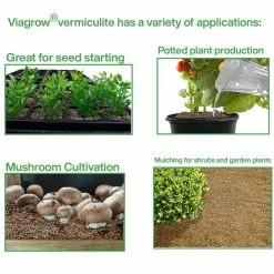 Viagrow 4 cu. ft. 29.9 Gal./113 l Horticultural Vermiculite -VAN ZYVERDEN shop viagrow grow media vr4 77 1000