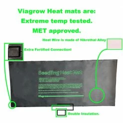 Viagrow Seed Propagating Seedling Heat Mat -VAN ZYVERDEN shop viagrow heat mats vseedmat48 40 1000