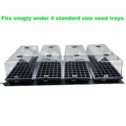 Viagrow Seed Propagating Seedling Heat Mat -VAN ZYVERDEN shop viagrow heat mats vseedmat48 4f 1000