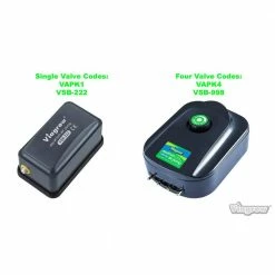 Viagrow 0.003 HP Single Valve Air Pump Kit with Air Stone and Check Valves -VAN ZYVERDEN shop viagrow hydroponic pumps vapk1 c3 1000