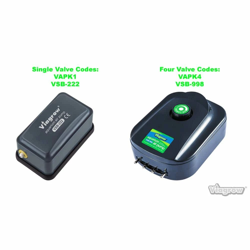 Viagrow Four Valve Air Pump with Four 2 in. Air Stones, 24 ft. 1/4 in. Vinyl Tubing & Inline Check Valve 9 Viagrow Four Valve Air Pump with Four 2 in. Air Stones, 24 ft. 1/4 in. Vinyl Tubing & Inline Check Valve - Image 7