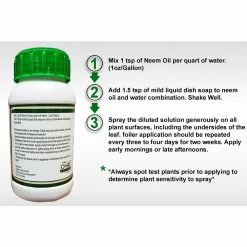 Viagrow 24 oz. Cold Pressed Neem Oil Seed Extract (Makes 36 Gal.) -VAN ZYVERDEN shop viagrow organic disease control vneem8 3 40 1000