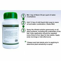 Viagrow 8 oz. Cold Pressed Neem Oil Seed Extract (Makes 12 Gal.) -VAN ZYVERDEN shop viagrow organic disease control vneem8 40 1000