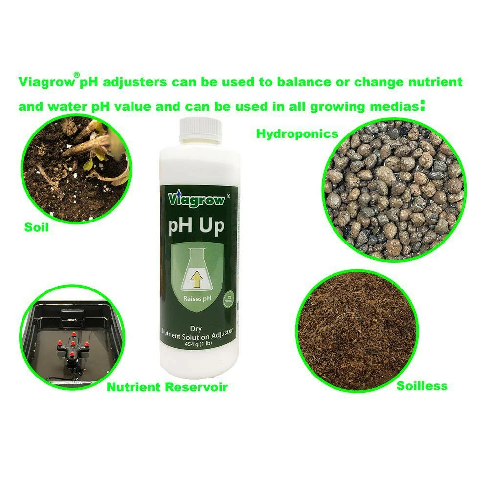 Viagrow 1 lb. Dry pH Up Nutrient Solution Adjuster 5 Viagrow 1 lb. Dry pH Up Nutrient Solution Adjuster - Image 3