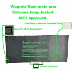 Viagrow 48 in. x 20.5 in. Quad Tray Heat Mat with Thermostat 14 Viagrow 48 in. x 20.5 in. Quad Tray Heat Mat with Thermostat -VAN ZYVERDEN shop viagrow planter accessories v4hmdt 1d 1000