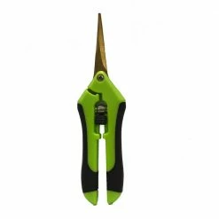 Viagrow 2 in. Micro Tip Curved Blade Non-Slip Comfort Grip Pruning Shears (24-Pack)