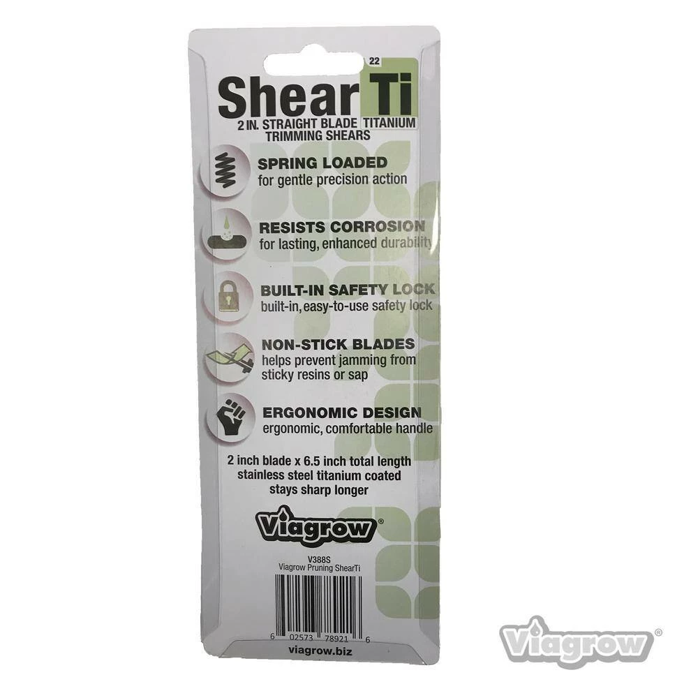 Viagrow 2 in. Micro Tip Straight Blade Non-Slip Comfort Grip Pruning Shears 11 Viagrow 2 in. Micro Tip Straight Blade Non-Slip Comfort Grip Pruning Shears - Image 9