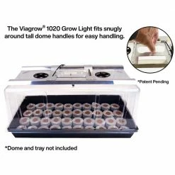 Viagrow 1020 Seedling Station LED Grow Light for Germinating Seeds 12 Viagrow 1020 Seedling Station LED Grow Light for Germinating Seeds -VAN ZYVERDEN shop viagrow seed starters v1020sl a0 1000