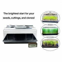 Viagrow Seed Starter Station Kit with LED Grow Light, Propagation Dome Propagation Tray and Coco Coir Growing Media (4-Piece) 11 Viagrow Seed Starter Station Kit with LED Grow Light, Propagation Dome Propagation Tray and Coco Coir Growing Media (4-Piece) -VAN ZYVERDEN shop viagrow seed starters v1020sl kit wc 1d 1000