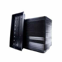 Viagrow 10 in. x 20 in. Propagation Starter Seedling Trays with Holes (100-Pack) -VAN ZYVERDEN shop viagrow seed starters v726167 100 66 1000