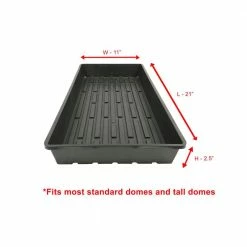 Viagrow 10 in. x 20 in. Extra-Strength Quad Seed Starter Propagation Tray -VAN ZYVERDEN shop viagrow seed starters v726298 a0 1000