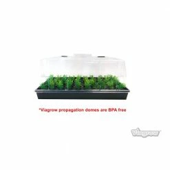 Viagrow Extra Strength Propagation No Holes Seed Starter Tray with Tall Dome -VAN ZYVERDEN shop viagrow seed starters v726298td c3 1000