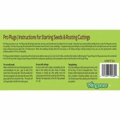 Viagrow 50 Site Pro Plugs with Tray and Insert 7 Viagrow 50 Site Pro Plugs with Tray and Insert -VAN ZYVERDEN shop viagrow seed starters vrrt50s 4f 1000