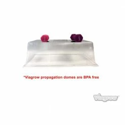 Viagrow 7 in. Propagation Seed Cloning Humidity Dome for Seed Starting Germination Tray (5-pack) -VAN ZYVERDEN shop viagrow seed starters vtd300 5 a0 1000