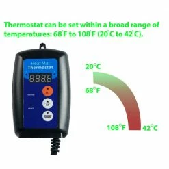 Viagrow Quad Propagation Kit with Heat Mat, Flat Tray, Flat Insert, Tall Dome, Tray Heat Mat with Thermostat -VAN ZYVERDEN shop viagrow seed starters vtdk4dt 66 1000