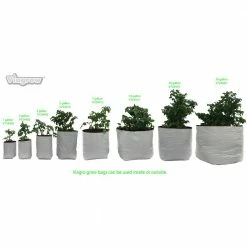 Viagrow 30 Gal. Plastic Grow Bag (10-Pack) -VAN ZYVERDEN shop white viagrow grow bags v724420 10 1d 1000