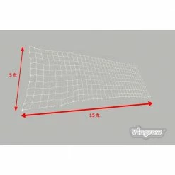 Viagrow 5 ft. x 15 ft. Garden Trellis Netting -VAN ZYVERDEN shop whites viagrow garden trellises vtn5x15 40 1000